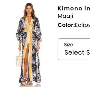 Maaji Kimono Swim Cover-up in Eclipse